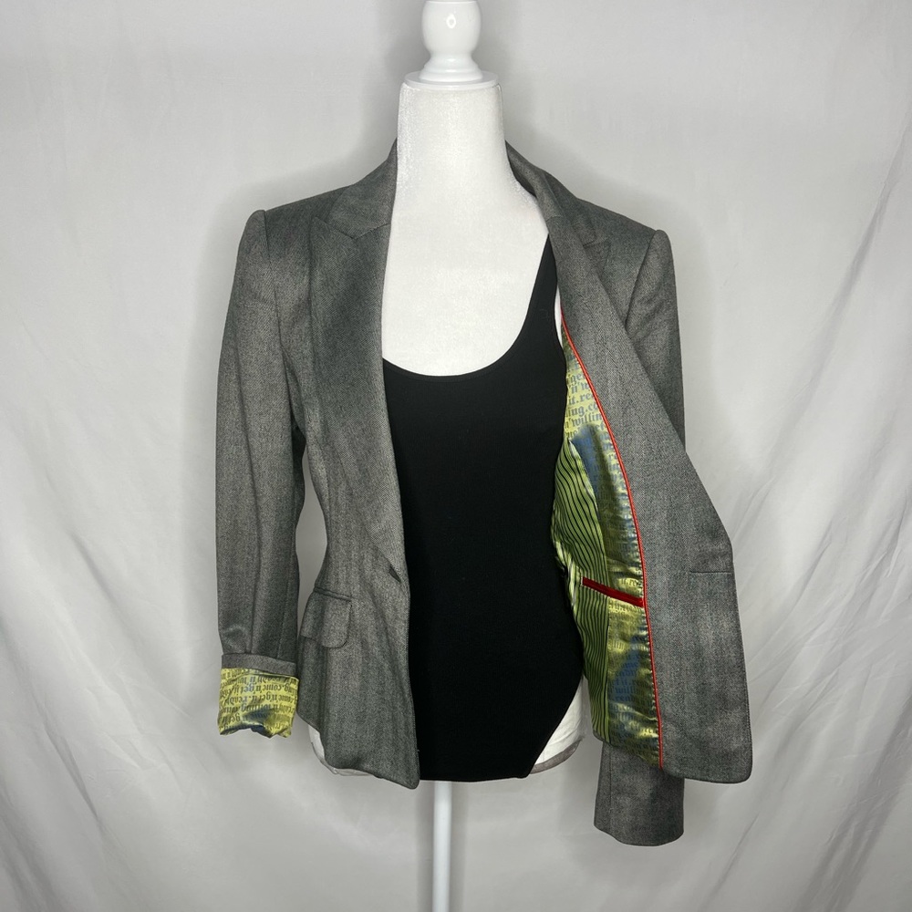 Ted Baker OBED working title suit jacket Size 3 equivalent to US 8.